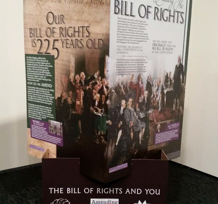 The Bill of Rights on Display at the Museum